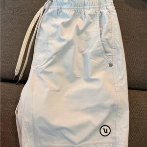 Vuori Teal Athletic Shorts